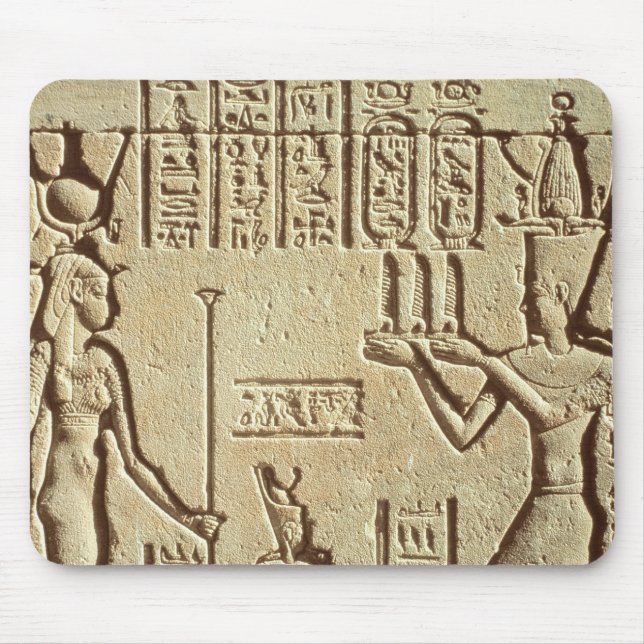 Tapis De Souris Soulagement dépeignant un pharaon (Devant)
