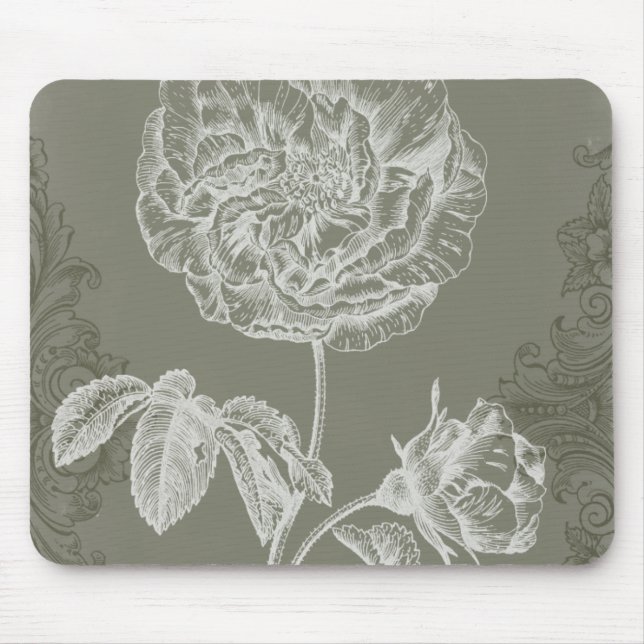 Tapis De Souris Soulagement floral I (Devant)