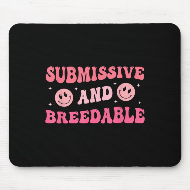 Tapis De Souris Soumise Et Reproductible Groovy - Uni-adultes, Noi (Devant)