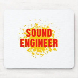 Tapis De Souris Sound Engineer Music Profession Audio Job Gift