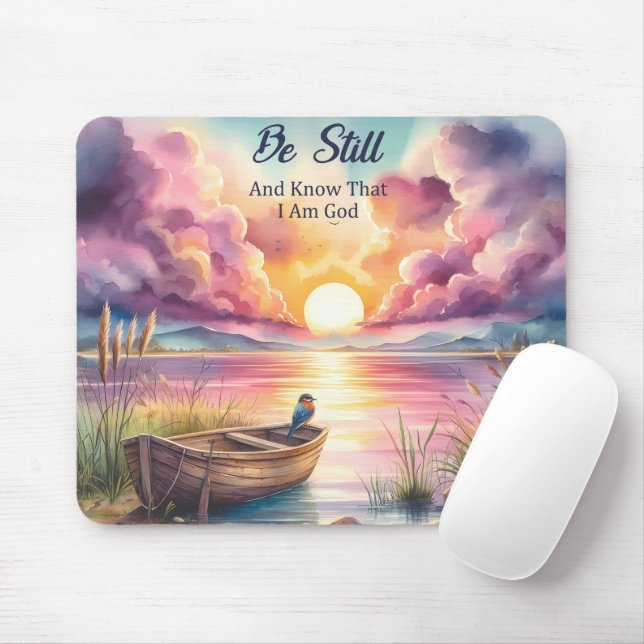 Tapis De Souris source d'inspiration Bible chrétienne Verse (Avec souris)
