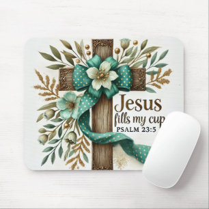 Tapis De Souris source d'inspiration Bible chrétienne Verse