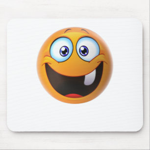 Tapis De Souris Sourire sans dents Jaune