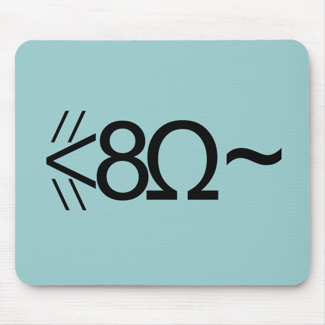 Tapis De Souris Souris ASCII (Devant)