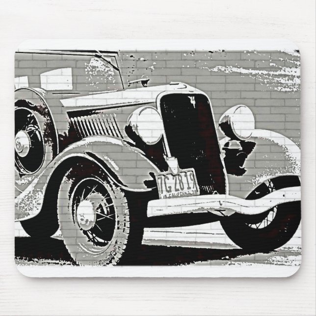 Tapis De Souris Souris auto vintage (Devant)