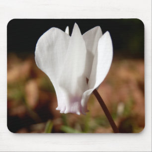 Tapis De Souris Souris blanc Cyclamen