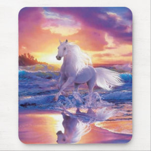 Tapis De Souris Souris blanche Stallion