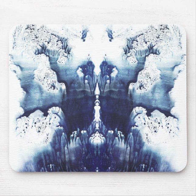 Tapis De Souris Souris bleu Rorschach (Devant)