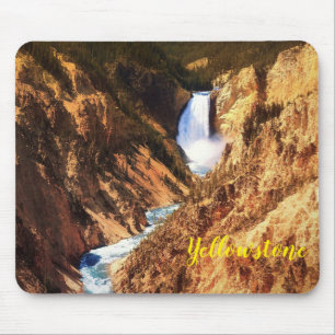 Tapis De Souris Souris Chutes Pad-Yellowstone