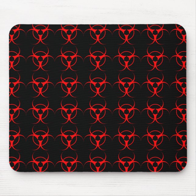 Tapis De Souris Souris d'avertissement biologique de mousepad Biod (Devant)