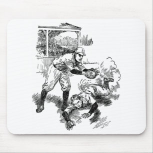 Tapis De Souris Souris De Baseball Classique Très Cool