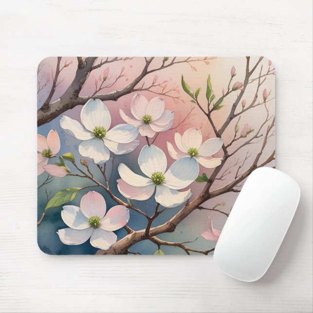 Tapis De Souris Souris de bois de chien (Avec souris)