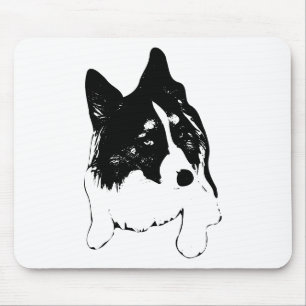 Tapis De Souris Souris De Bureau À Neige