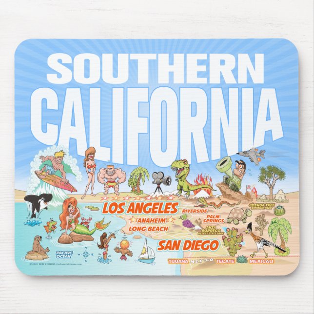 Tapis De Souris Souris de Californie du Sud (Devant)