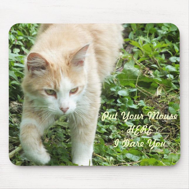 Tapis De Souris Souris de chat de la Jungle du Sahara (Devant)