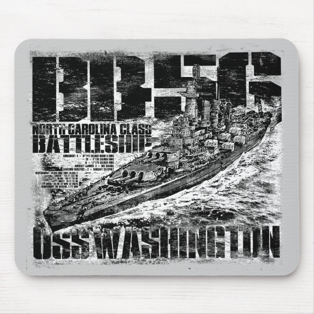 Tapis De Souris Souris de combat Washington (Devant)