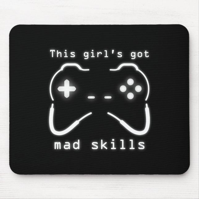Tapis De Souris Souris de contrôleur de jeu vidéo de compétences f (Devant)