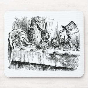 Tapis De Souris Souris de la fête du thé
