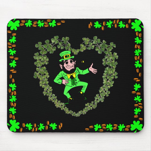 Tapis De Souris Souris de la Saint Patrick (Devant)