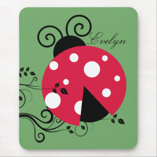 Tapis De Souris Souris de souris personnalisées Lady Bug Pad Lady