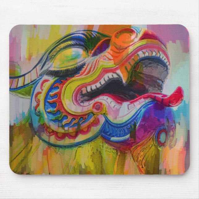 Tapis De Souris Souris de tête de dragon (Devant)