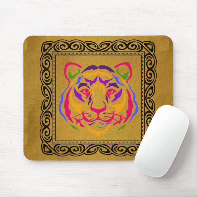 Tapis De Souris Souris de tigre (Avec souris)