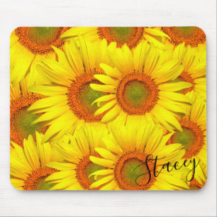 Tapis De Souris Souris de tournesol