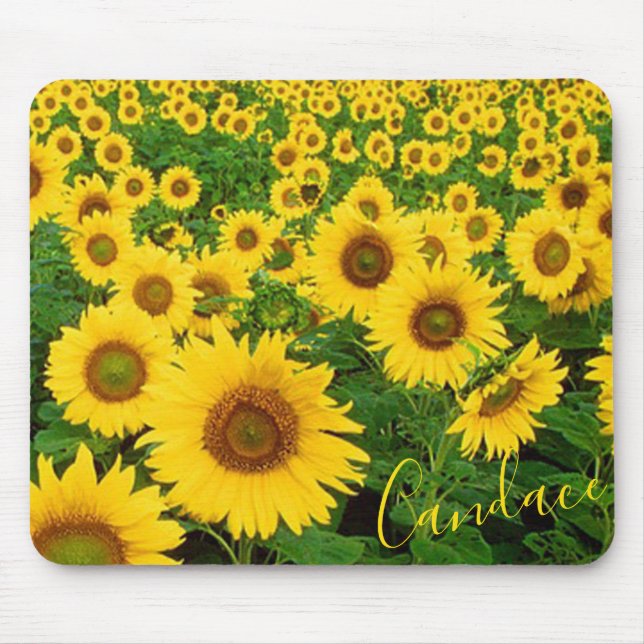 Tapis De Souris Souris de tournesol (Devant)