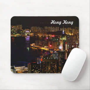 Tapis De Souris Souris de voyage Hong Kong Nightscape