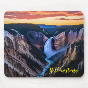 Tapis De Souris Souris de Yellowstone Falls