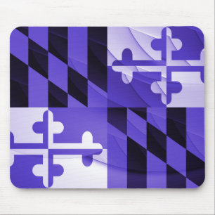 Tapis De Souris Souris d'état de Baltimore Purple Maryland