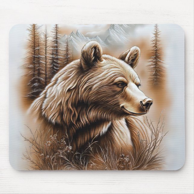 Tapis De Souris Souris d'ours PA (Devant)