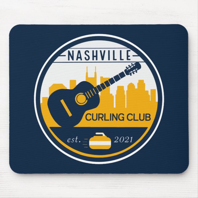 Tapis De Souris Souris du club de curling de Nashville (Devant)