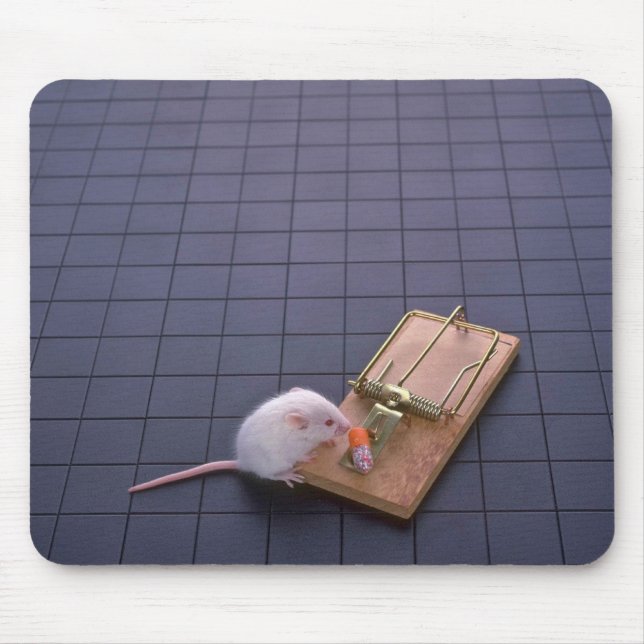 Tapis De Souris Souris et piège (Devant)
