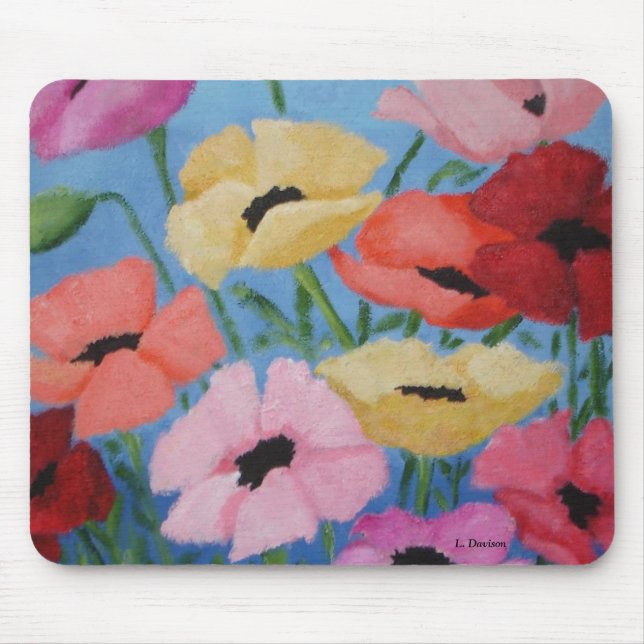Tapis De Souris Souris FLORAL (Devant)