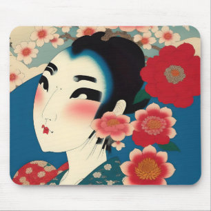 Tapis De Souris Souris japonaise fille