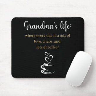 Tapis De Souris Souris - La vie de grand-mère :