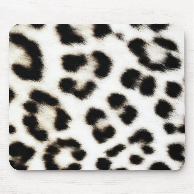 Tapis De Souris Souris Léopard De Neige (Devant)