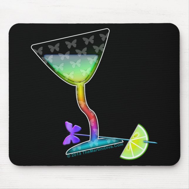 TAPIS DE SOURIS SOURIS - MARTINI PAPILLON (Devant)