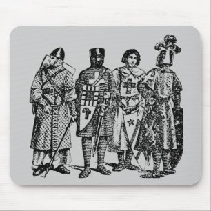 Tapis De Souris Souris médiévale Knights