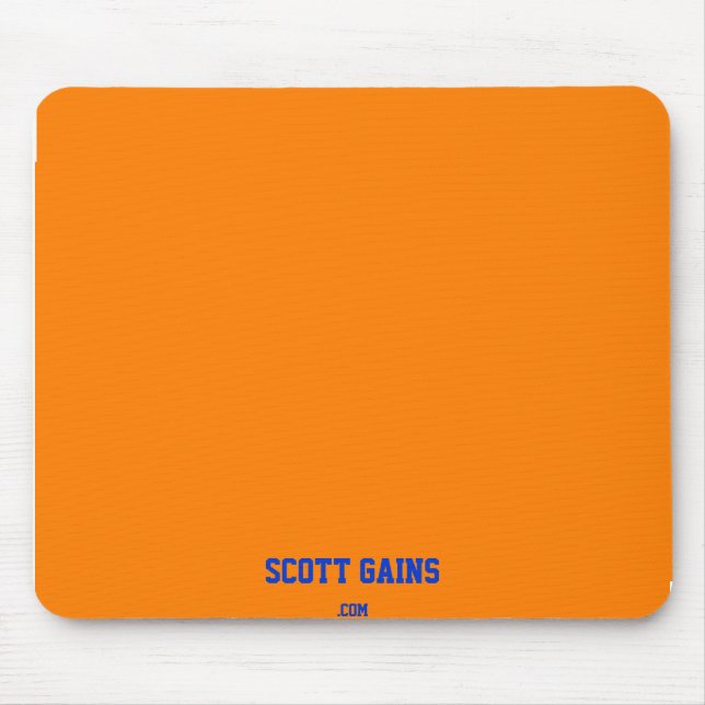 Tapis De Souris Souris orange (Devant)