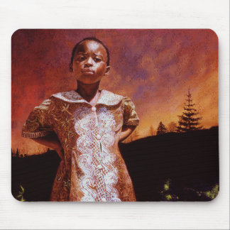 Tapis De Souris Souris Pad 2 avec Rachel Dolezal Art