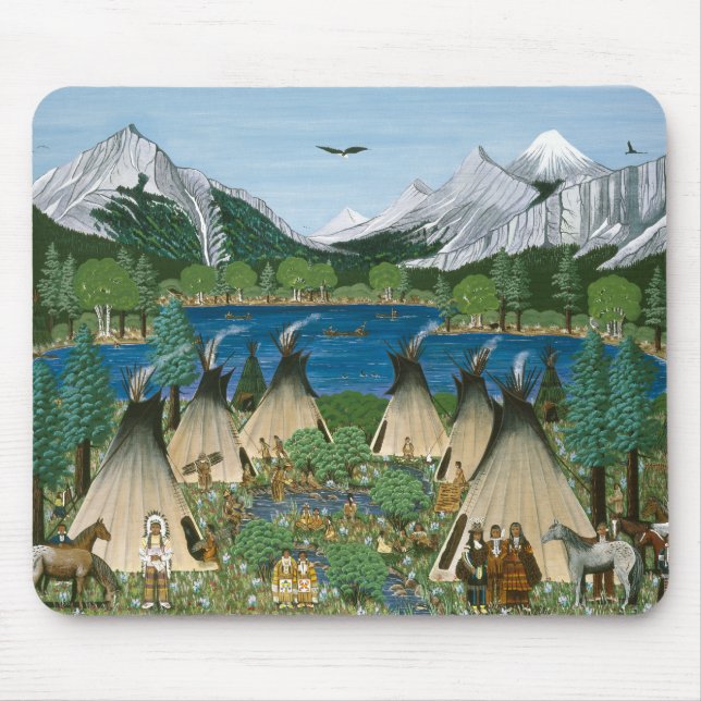 Tapis De Souris Souris Pad Nez Perce (Devant)