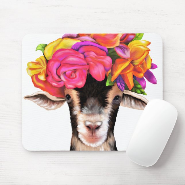 Tapis De Souris Souris Pad Posey la chèvre (Avec souris)