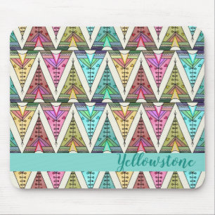Tapis De Souris Souris Pad-Yellowstone Art autochtone