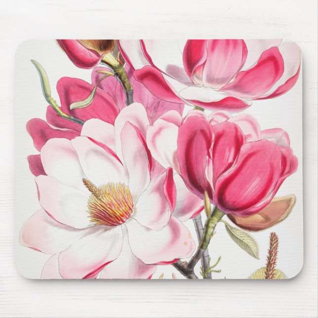 Tapis De Souris Souris rose clair Magnolia (Devant)