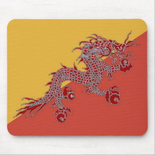 Tapis De Souris Souris rouge Dragon