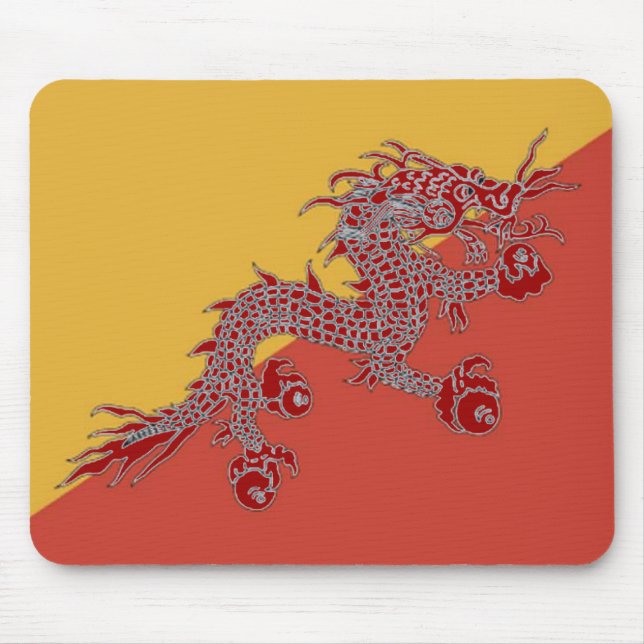 Tapis De Souris Souris rouge Dragon (Devant)