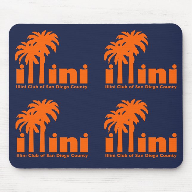 Tapis De Souris Souris San Diego Illini (Devant)