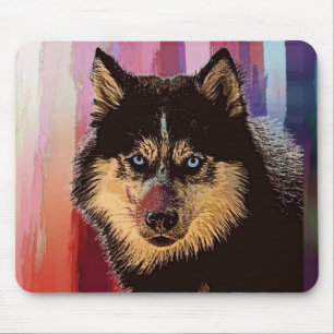 Tapis De Souris Souris Sibérienne Husky